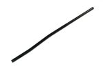 Black AR-15 pistol gas tube, sleek design, black nitrite finish, firearm component.