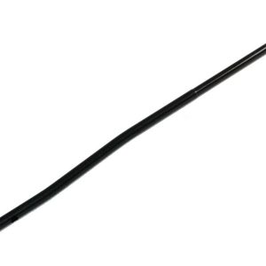 Black AR-15 pistol gas tube, sleek design, black nitrite finish, firearm component.