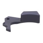 Precision AR-15 trigger assembly part: anodized aluminum, ergonomic, durable, matte finish.