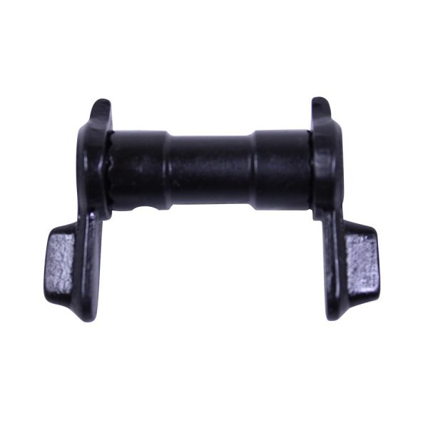 AR-15 safety selector pin with flanged ends for precise, secure pivoting and attachment.