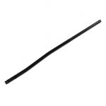 Minimalist AR-15 black nitrite gas tube on white background.
