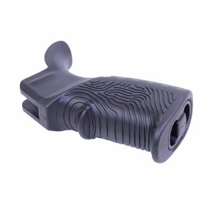 AR-15 T37 textured rubber pistol grip for enhanced control.