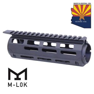 Guntec USA AR-15 7 M-LOK Free Floating Handguard, Carbine Length, Aluminum.