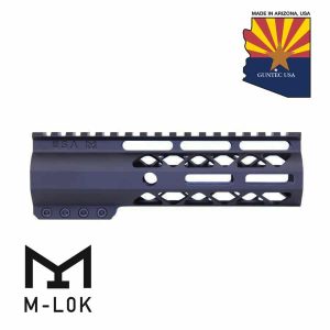 Arizona-themed Guntec USA 7 M-LOK handguard with monolithic top rail in anodized black.