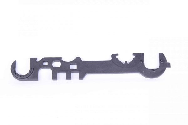 Compact multi-tool with wrenches, bottle opener, and wire stripper, ideal for EDC enthusiasts.