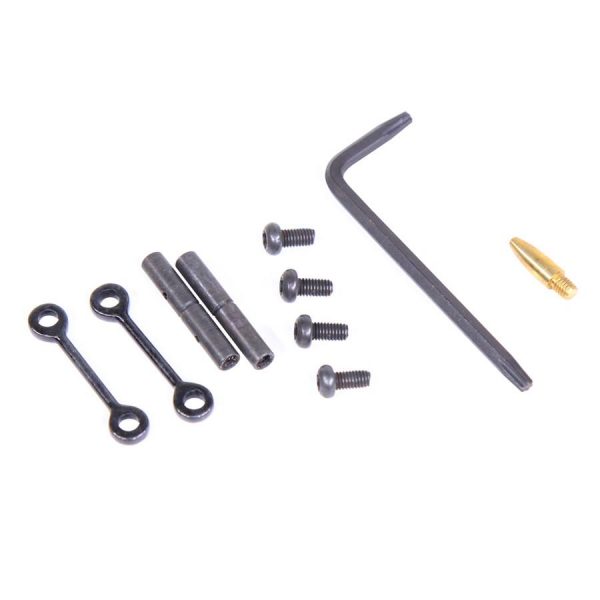 AR-15 anti-rotation pin set enhances trigger and hammer stability, precision-engineered for secure performance.
