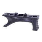 Black aluminum Guntec USA ANGLEGRIP MLK G2 for M-LOK systems with ergonomic design.