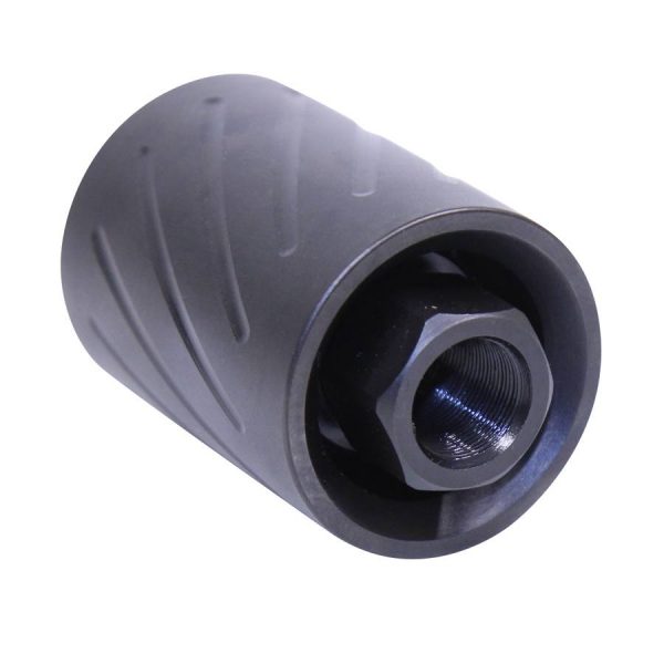 Guntec USA SPITFIRE S-9-6 AR 9mm muzzle comp with QD blast shield.