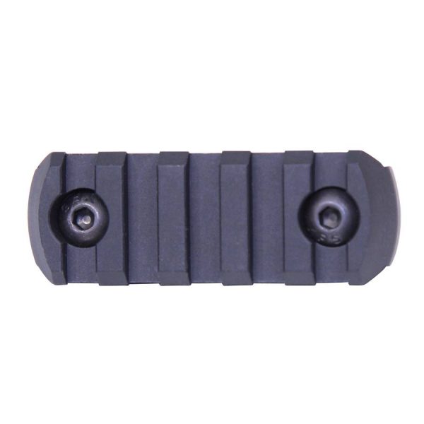 Guntec USA 2.25-inch black anodized M-LOK removable accessory rail.