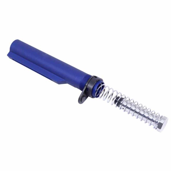 Compact cobalt blue lint roller with ergonomic handle for removing lint and dust efficiently.