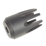 Multi-prong claw flash hider for AR .308 rifle application