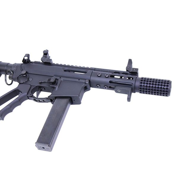 AR-15 9mm complete upper kit with 4-inch M-LOK handguard.