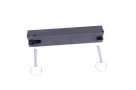 Aluminum vise block for 5.56 and .308 AR upper receivers.