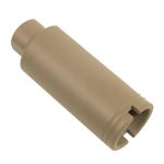 Guntec USA AR-10 .308 caliber slim line flash can in flat dark earth.