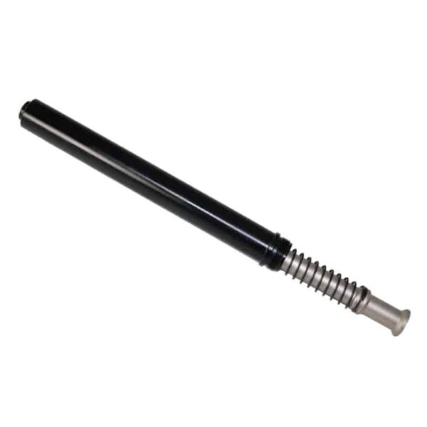 Black recoil spring guide rod for semi-automatic firearms with silver threaded end.