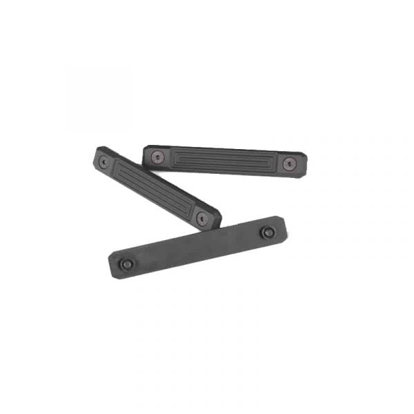 Guntec USA KeyMod Neoprene Grip Panels in Zigzag Layout.