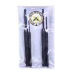 Gunsmoke AR-15 cleaning rods set, visible in clear packaging with black textured handles.