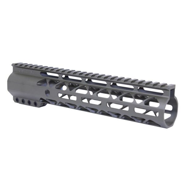 10 Guntec USA OD Green M-LOK Free Floating Handguard with Top Rail.