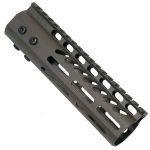 Guntec USA 7-inch OD Green M-LOK Handguard with Monolithic Top Rail.