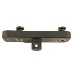 Guntec USA Bipod Adapter for Keymod System, durable metal construction.
