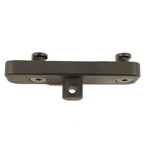 Guntec USA Bipod Adapter for Keymod System, durable metal construction.