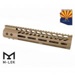 10 Guntec USA M-LOK Handguard in Flat Dark Earth with Monolithic Rail.