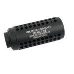 Guntec USA SOCOM Mini .308 Fake Suppressor, matte black with precision ports.