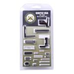 Guntec USA AR-308 rifle parts kit in clear retail packaging.