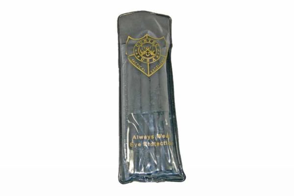 New handgun magazine in clear packaging with visible gold manufacturer emblem.