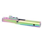 Guntec USA 9mm Rainbow PVD Coated Mil-Spec Bolt Carrier Group.