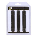 Guntec USA KeyMod Neoprene Grip Panels, 3-Piece Kit in Retail Packaging.