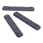 Guntec USA Gen 2 M-LOK Neoprene Grip Panels with Finger Grooves, 3 Piece Kit.