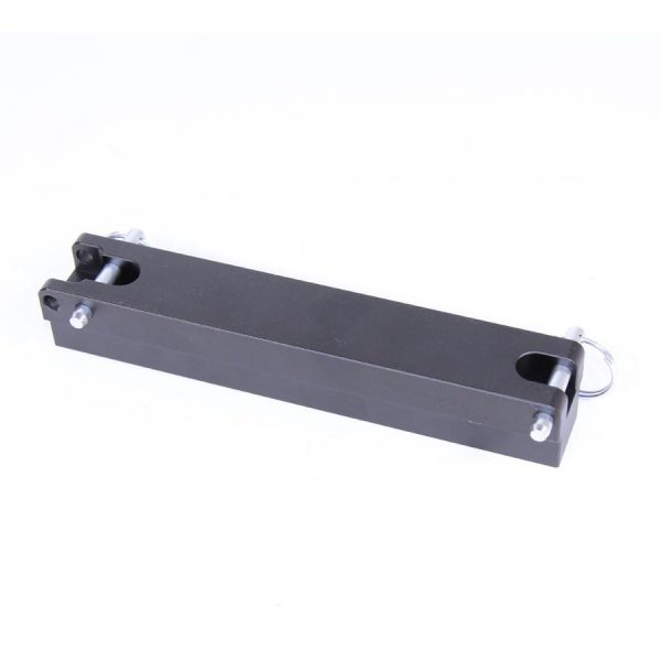 Guntec USA Upper Vise Bracket, Matte Black Steel, Industrial Mounting Hardware.