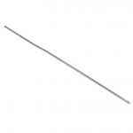 Stainless steel AR-15 midlength gas tube, precision-made, smooth finish, industrial design.