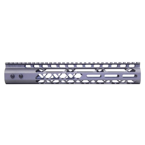 Guntec USA 12-inch Tungsten M-LOK Handguard with Monolithic Top Rail.