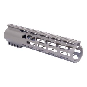 Guntec USA 10 M-LOK handguard for .308, free-floating with top rail in Flat Dark Earth.