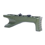 Green Gen 2 M-LOK Aluminum Angled Foregrip by Guntec USA.