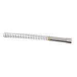 Precision recoil spring and guide rod for 9mm AR buffer systems, showcased on white background.