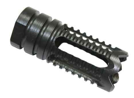 AR-10 A2 style Predator flash hider with notched end