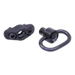 Gen 2 QD Swivel with M-LOK Adapter in Anodized Black.