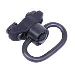 Gen 2 QD sling swivel with M-LOK adapter in anodized black finish.