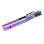 Rainbow PVD coated AR 9mm Mil-Spec Bolt Carrier Group by Guntec USA.