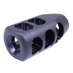 High-performance AR .308 steel multi-port compensator, Gen 2, with nitride finish.
