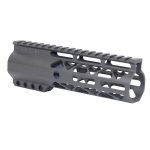 Guntec USA 7-inch OD Green M-LOK Free Floating Handguard with Top Rail.