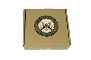 AR .308 lower parts kit in branded tactical cardboard box.