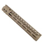 Guntec USA 12-inch FDE M-LOK Thin Free Floating Handguard.