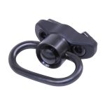 Gen 2 QD Swivel and M-LOK Adapter in Anodized Black for Tactical Firearms.