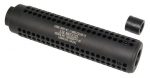 AR-15 Socom Style Fake Suppressor in Matte Black Finish.