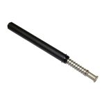 Compact telescopic baton with durable grip, perfect for quick deployment and self-defense.