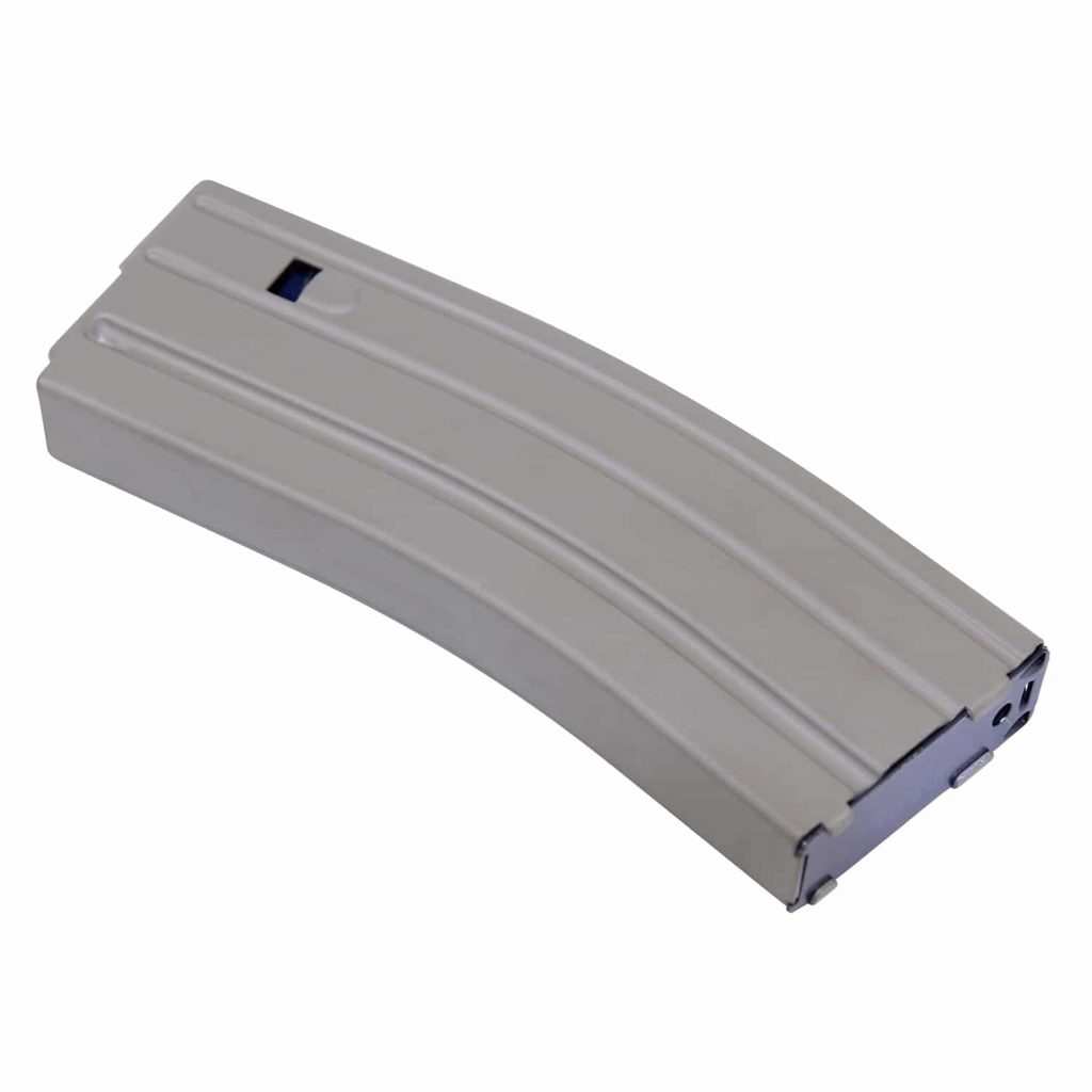 AR 5.56 Cal Aluminum 30 Rnd Mag With Anti-Tilt Follower (Flat Dark Earth)